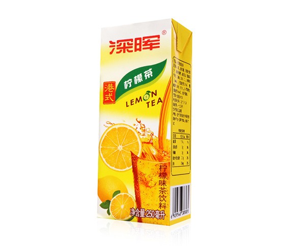 檸檬味茶飲料